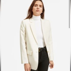 Everlane Oversized Cotton Linen Blazer